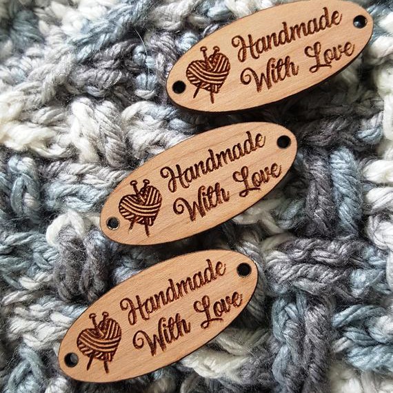 Set 100c Tag gỗ Handmade AKZ-HM002