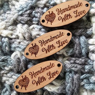 Set 100c tag gỗ handmade akz-hm002