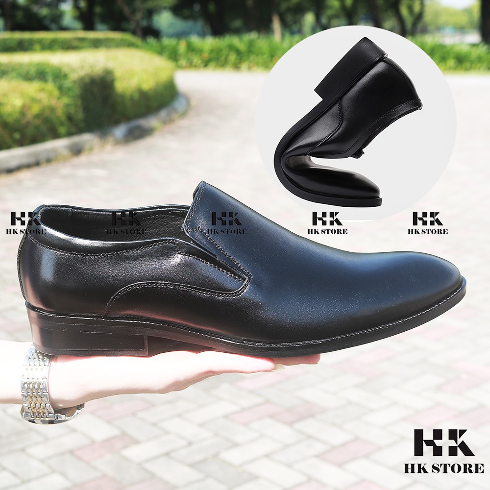 GIÀY TÂY NAM DA BÒ XỊN ❤️ HK.STORE ❤️ hàng cao cấp - da bò thật 100% kiểu dáng đơn giản kết hợp quần áo vô cùng dễ dàng.
