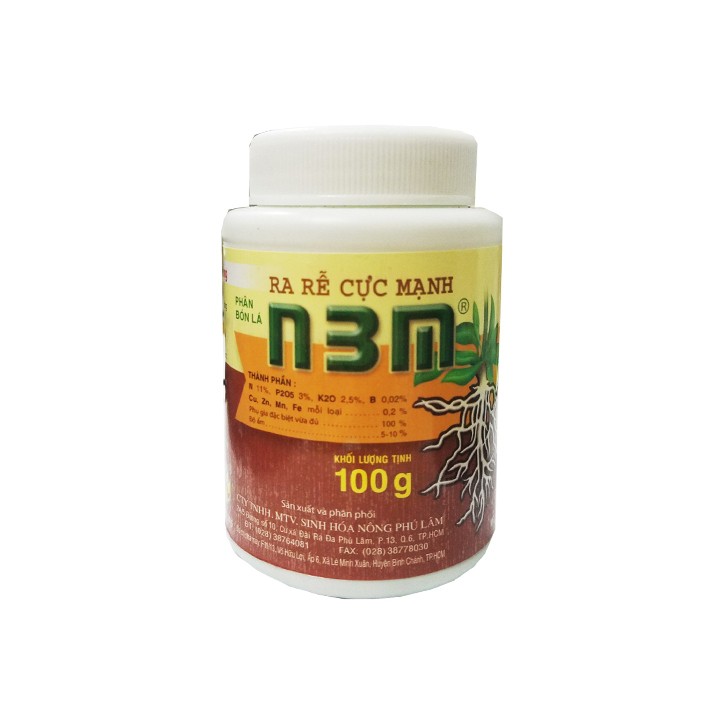 Phân bón N3M ra rễ cực mạnh hũ 100g