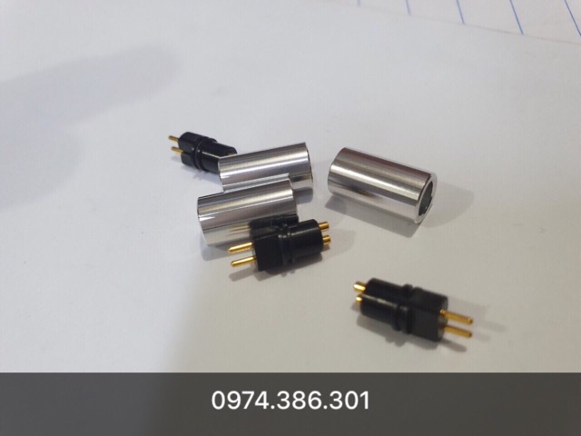 Jack tắc tai nghe 2 chân cao cấp Taiwan mạ vàng 24k. Báo giá 1 cái.