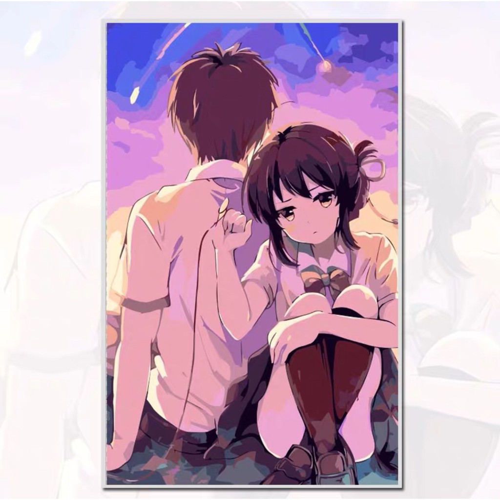 [Order]Tranh sơn dầu số hóa tự tô hình Your name  - HÀNG ĐẶT TRƯỚC | BigBuy360 - bigbuy360.vn