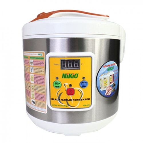 [HÀNG MỚI] Máy làm tỏi đen chuyên dụng Nhật Bản Nikio NK-696 - Màu xám bạc