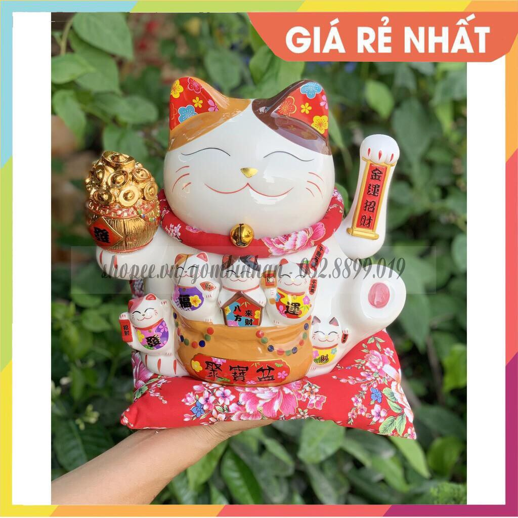 [GIẢM GIÁ MÈO 25 CM CAO CẤP] Tổng hợp mèo thần tài chiêu tài lộc - Mèo phong thủy may mắn vẫy tay chào mời gọi khách | BigBuy360 - bigbuy360.vn
