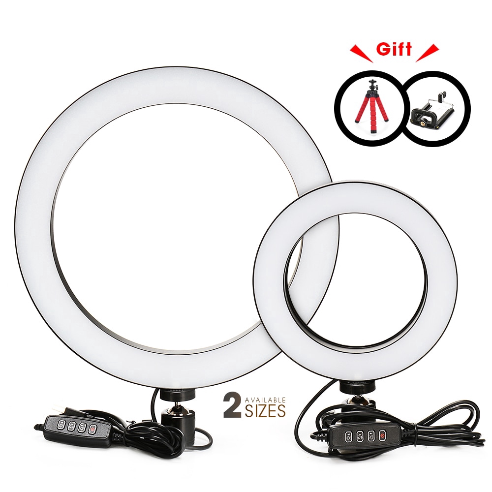 Đèn Led Tròn 16/26cm Hỗ Trợ Chụp Ảnh