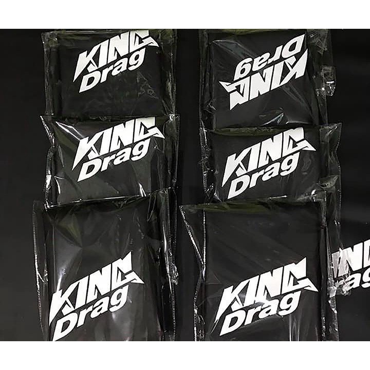 Bao da yên King Drag carbon chữ nhỏ không trơn trợt, chống thấm cho tất cả xe máy