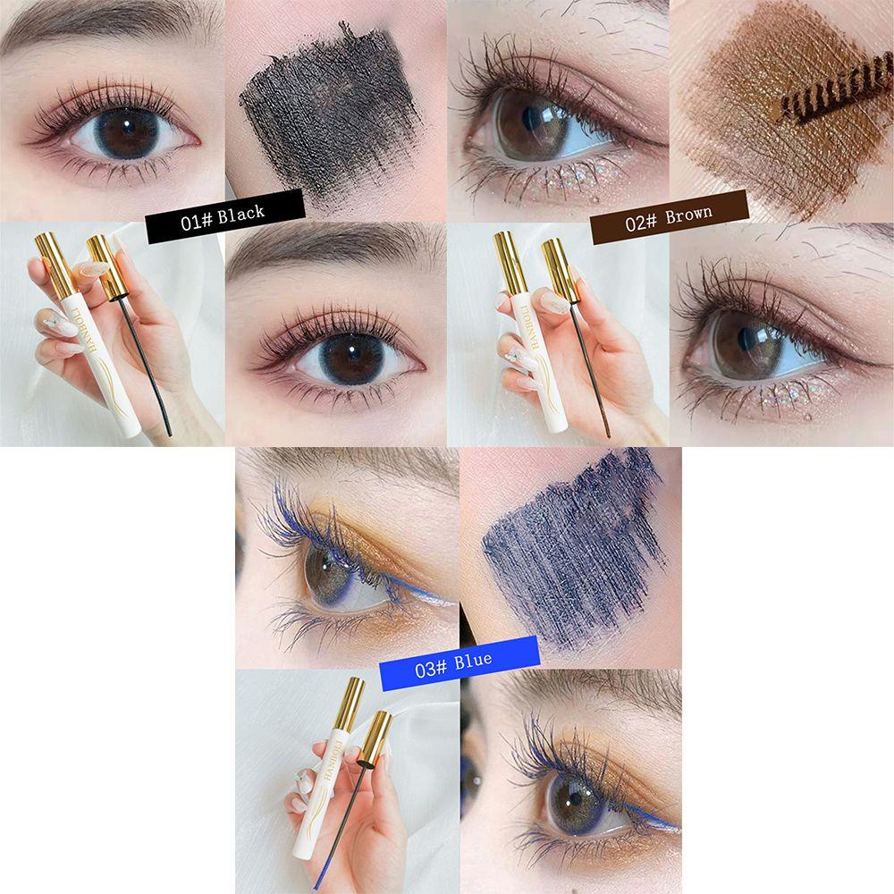 Mascara Sợi Tơ Nhiều Màu Tùy Chọn Chống Nước Giúp Uốn Cong Lông Mi
