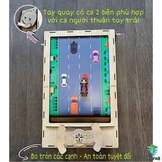 Bộ đồ chơi đua xe handmade⚡ free ship ⚡ - đồ chơi phát triển vận động