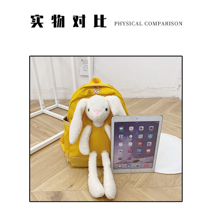 Ba Lô Đi Học / Du Lịch Hình Thỏ bunny Dễ Thương Xinh Xắn Dành Cho Bé