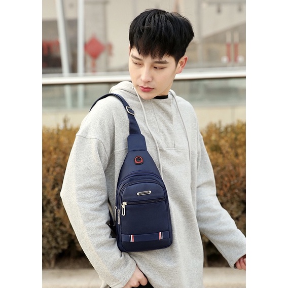 Túi đeo chéo nam vải canvas chống nước 3 ngăn phong cách Hàn Quốc -  AOI OFFICIAL STORE M9905 | BigBuy360 - bigbuy360.vn