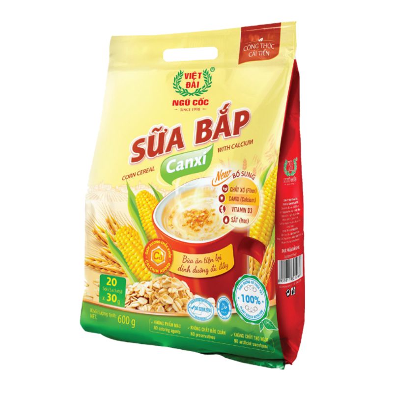 Sữa bắp Canxi Việt Đài 600g