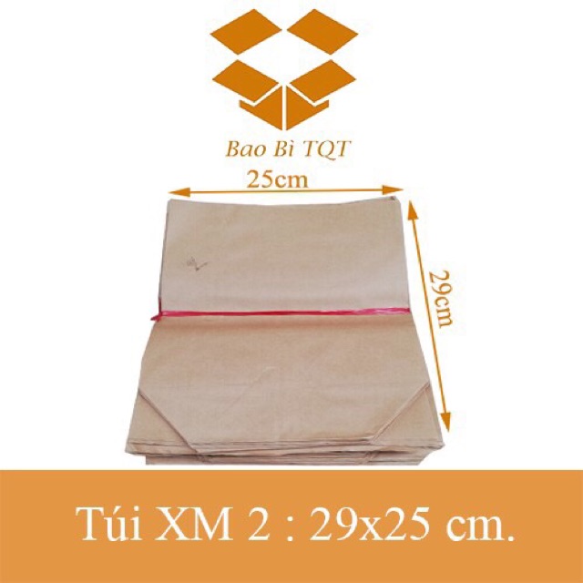 Combo 100 túi giấy xi măng các loại gói hàng tiêu chuẩn | BigBuy360 - bigbuy360.vn