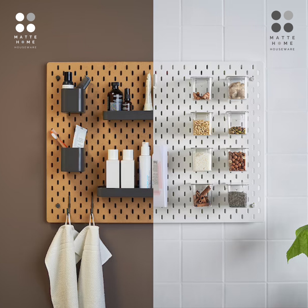Bảng treo Pegboard thông minh dòng Skadis hãng IKEA đủ kích thước, đủ màu