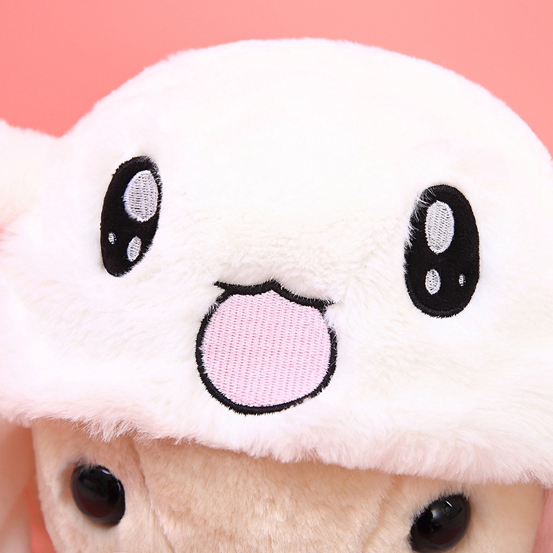 Nón tai thỏ nhồi bông tai di chuyển được