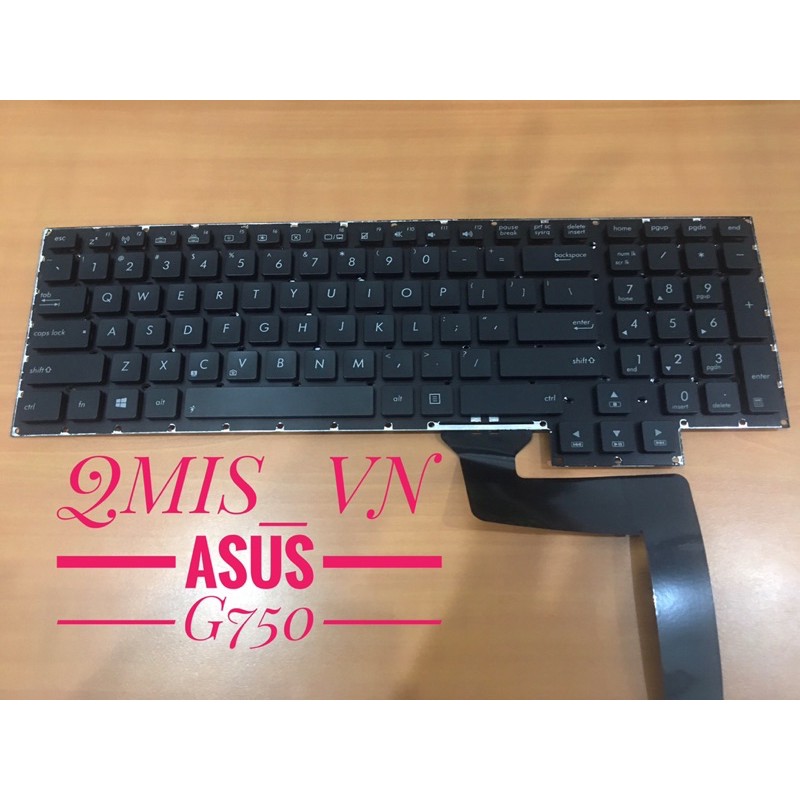 Bàn phím laptop Asus  Rog G750 G750J G750JH G750JM G750JS – G750 - ZIN(BH 6TH)