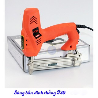 Sung bắn đinh gỗ bằng điện F30, máy bắn đinh 3 phân bắn gỗ hàng tốt