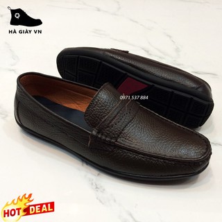 [ Miễn phí ship] Giày lười da bò VN 1 XK.