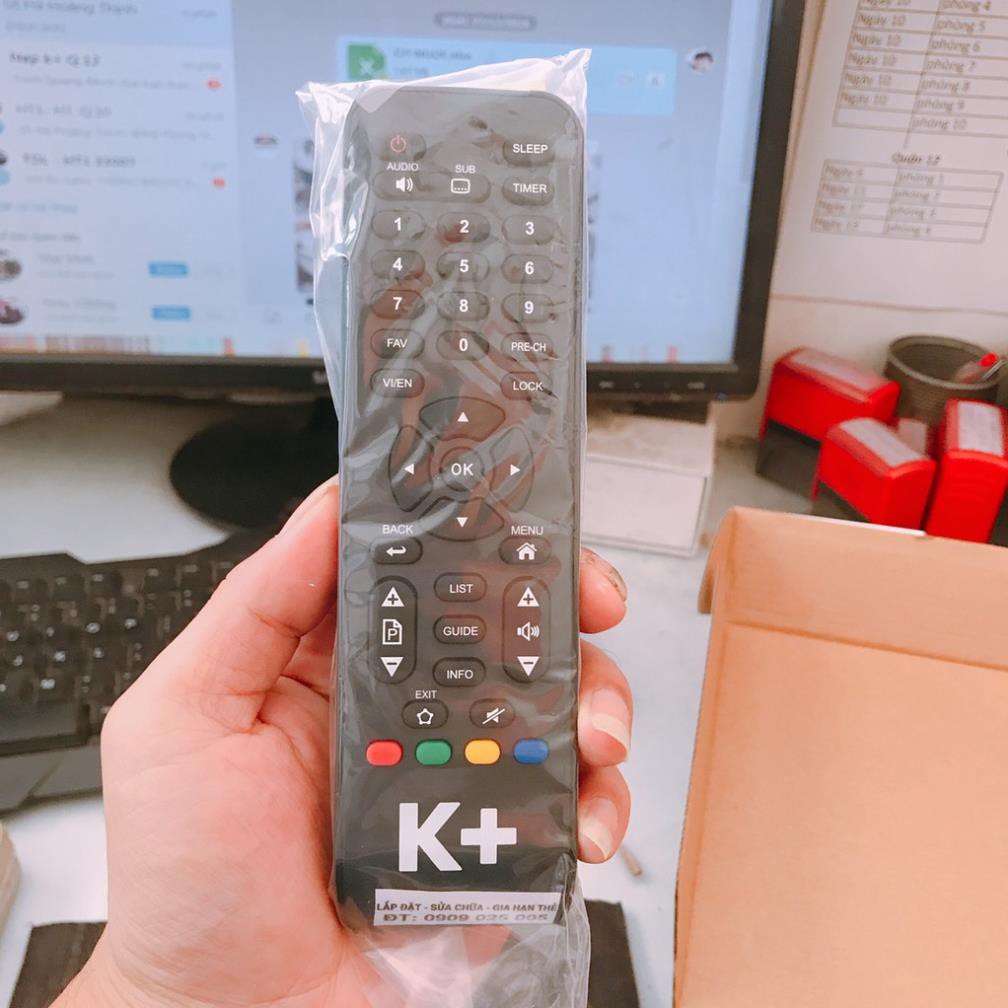 Đầu Thu Vệ Tinh K+ HD Nguyên Zin Chưa Bóc Tem