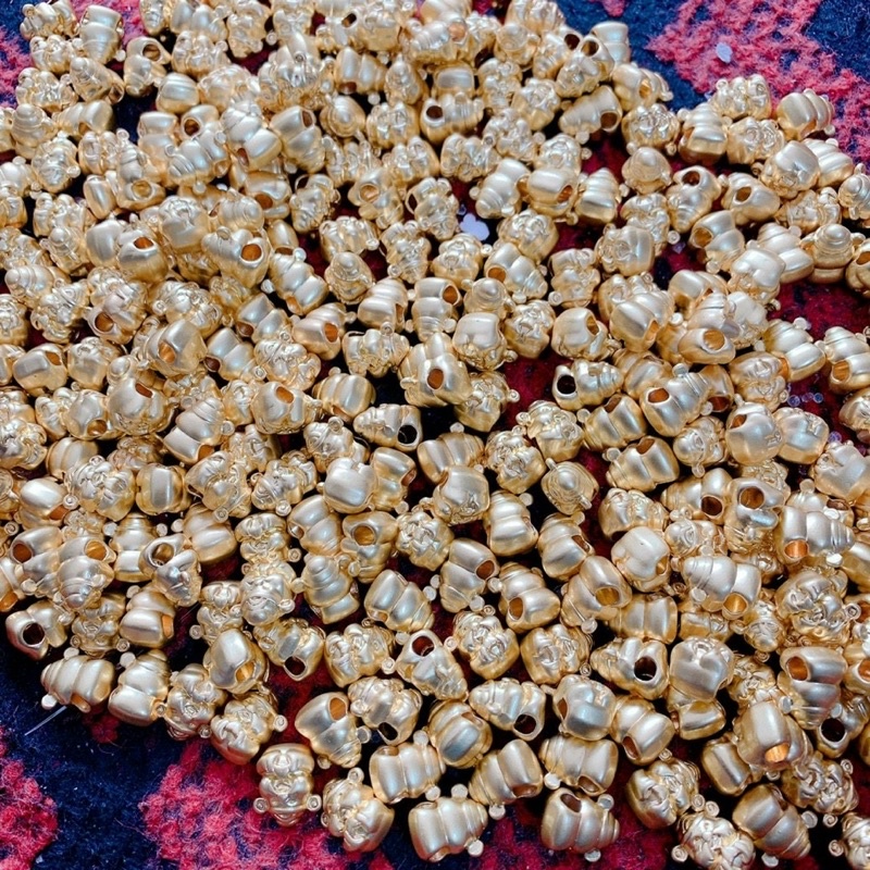Charm Thần Tài Bạc xi vàng - Charm Bạc 925