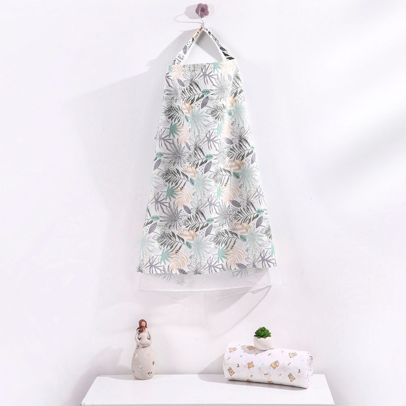 Áo Choàng Cotton Mềm Mại Cho Bé Uống Sữa Không Nhìn Xuyên Qua Mothe