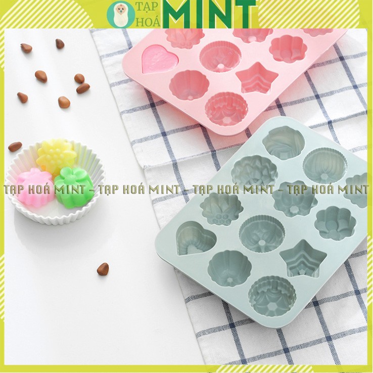 Khuôn làm bánh silicone, khuôn làm rau câu cao cấp - Tạp hoá mint