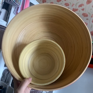 Chậu ngâm chân ngâm tay tre