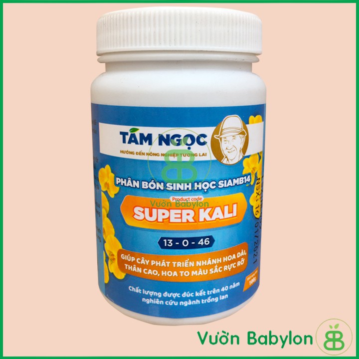 Phân Bón Super Kali 100Gr, Hấp Thụ Tốt Và Giúp Hoa Tươi Lâu