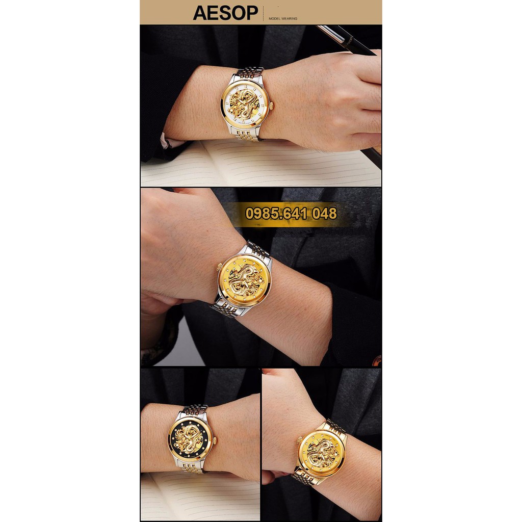 ĐỒNG HỒ MẶT RỒNG NAM CAO CẤP ST2S221