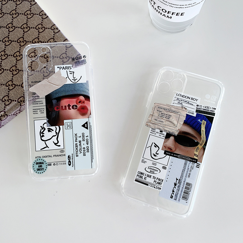 Ốp điện thoại mềm phong cách retro sáng tạo cho Iphone 11 PRO MAX X XS MAX Xr 8/SE2 7plus | BigBuy360 - bigbuy360.vn