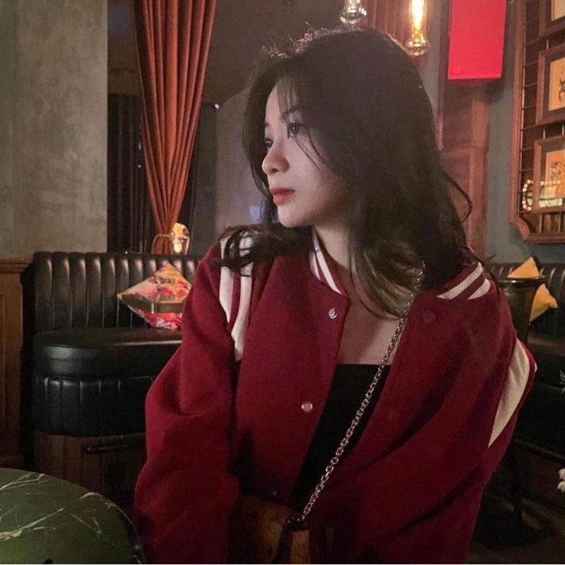 Áo khoát bomber teddy chất vải dạ siêu dày đẹp