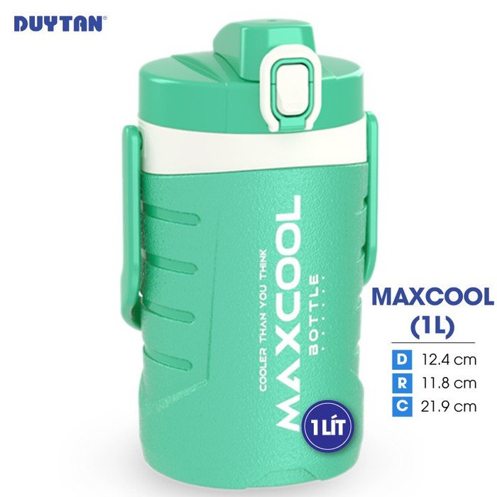 Bình Nước Giữ Nhiệt Nhựa Duy Tân MaxCooL 1 lít