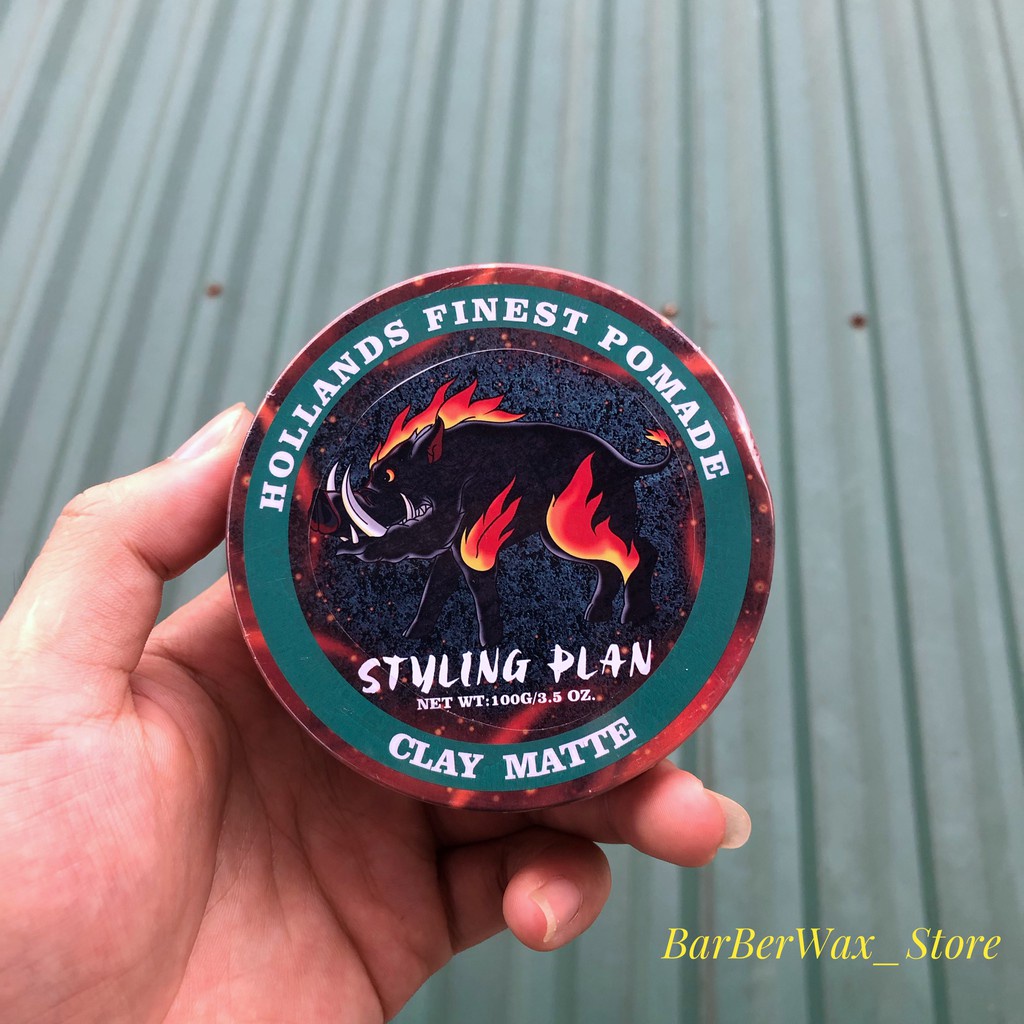 Sáp Vuốt Tóc Styling Plan Pomade 100gr Tạo Kiểu, Giữ Nếp Cho Tóc. HÀNG CHÍNH HÃNG