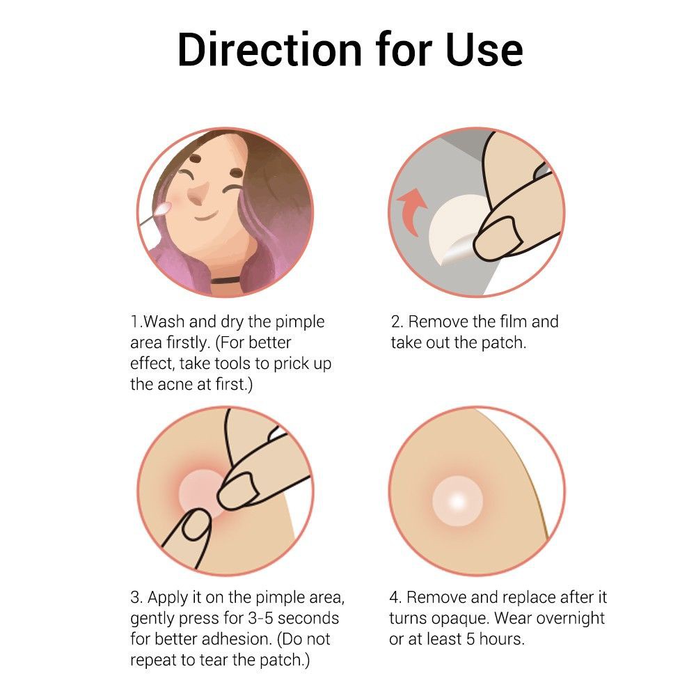 (Hàng Mới Về) Miếng Dán Trị Mụn Trứng Cá Ban Đêm Tiện Dụng | BigBuy360 - bigbuy360.vn