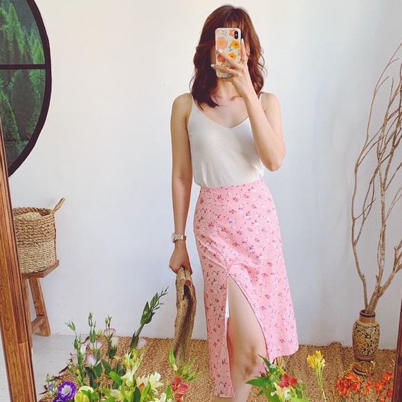 Váy hoa xẻ tà Nara Skirt Gem Clothing SP006224