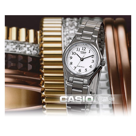 Đồng Hồ Nữ Casio LTP-1130A-7B Dây Kim Loại Mạ Ion Bạc - Mặt Số Tròn Cổ Điển