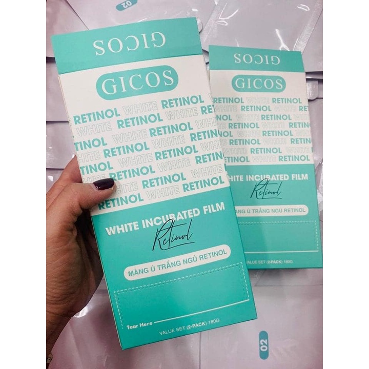 Màng Ủ Trắng Da Body Sinh Học Retinol Gicos White Incubated Film
