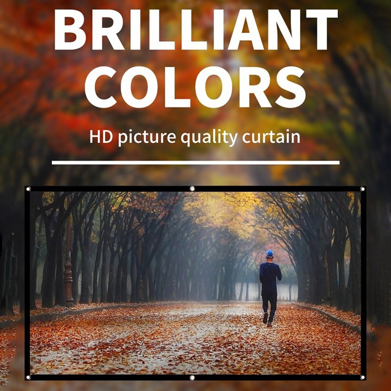 Màn Hình Máy Chiếu 72inch Có Thể Gập Lại Được