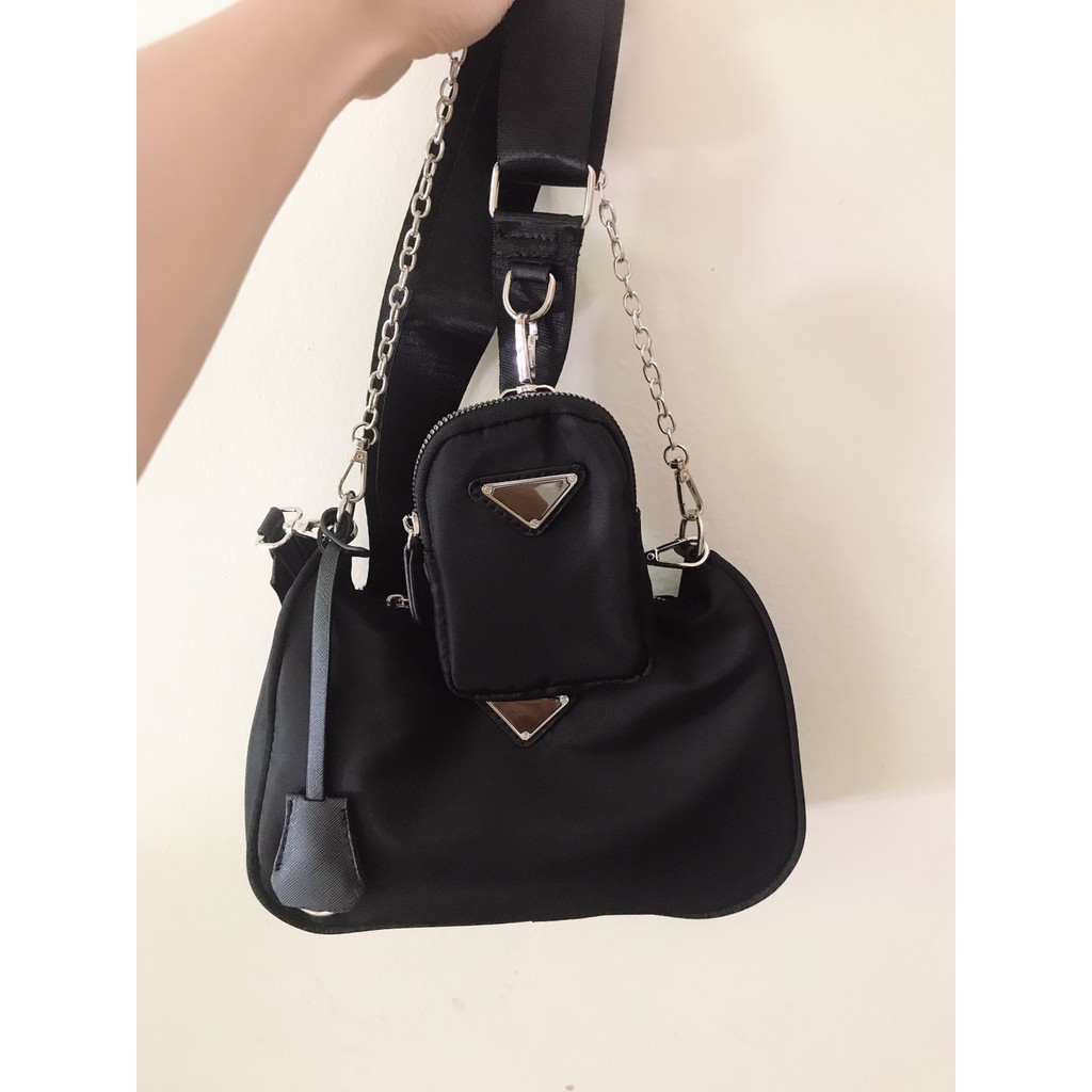 Sẵn Túi vải kẹp nách phong cách boho cá tính  S005