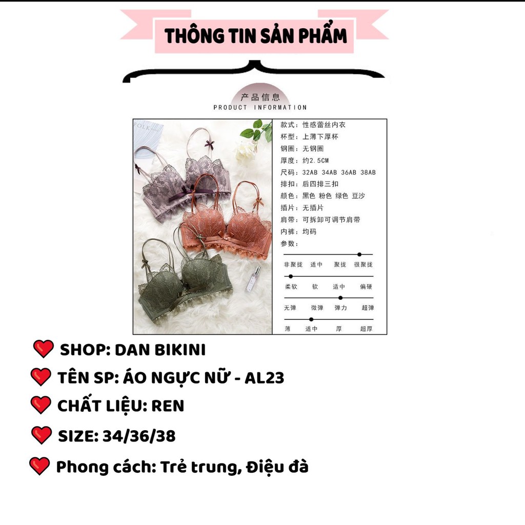 Áo Ngực Nữ ❤️FREESHIP❤️ Áo Lót Nữ Ren Điệu Đà Phối Ren Họa Tiết Chiếc Lá Quyến Rũ mã AL23 | BigBuy360 - bigbuy360.vn