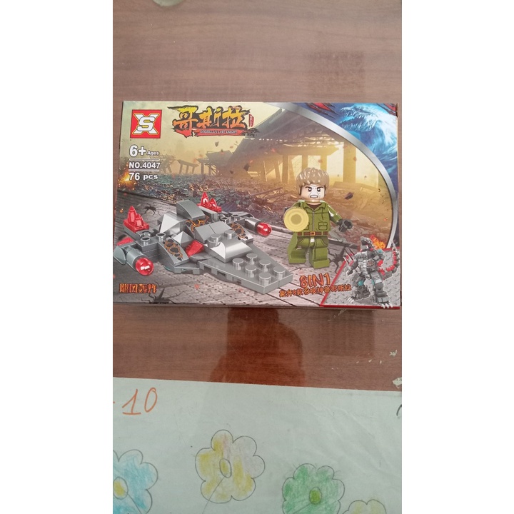 Đồ chơi kiểu lắp ráp nhân vật với 8 mẫu lựa chọn