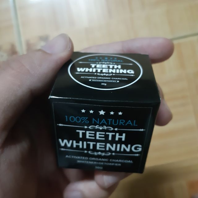 Bột Trắng Răng Than tre hoạt Tính Whitening