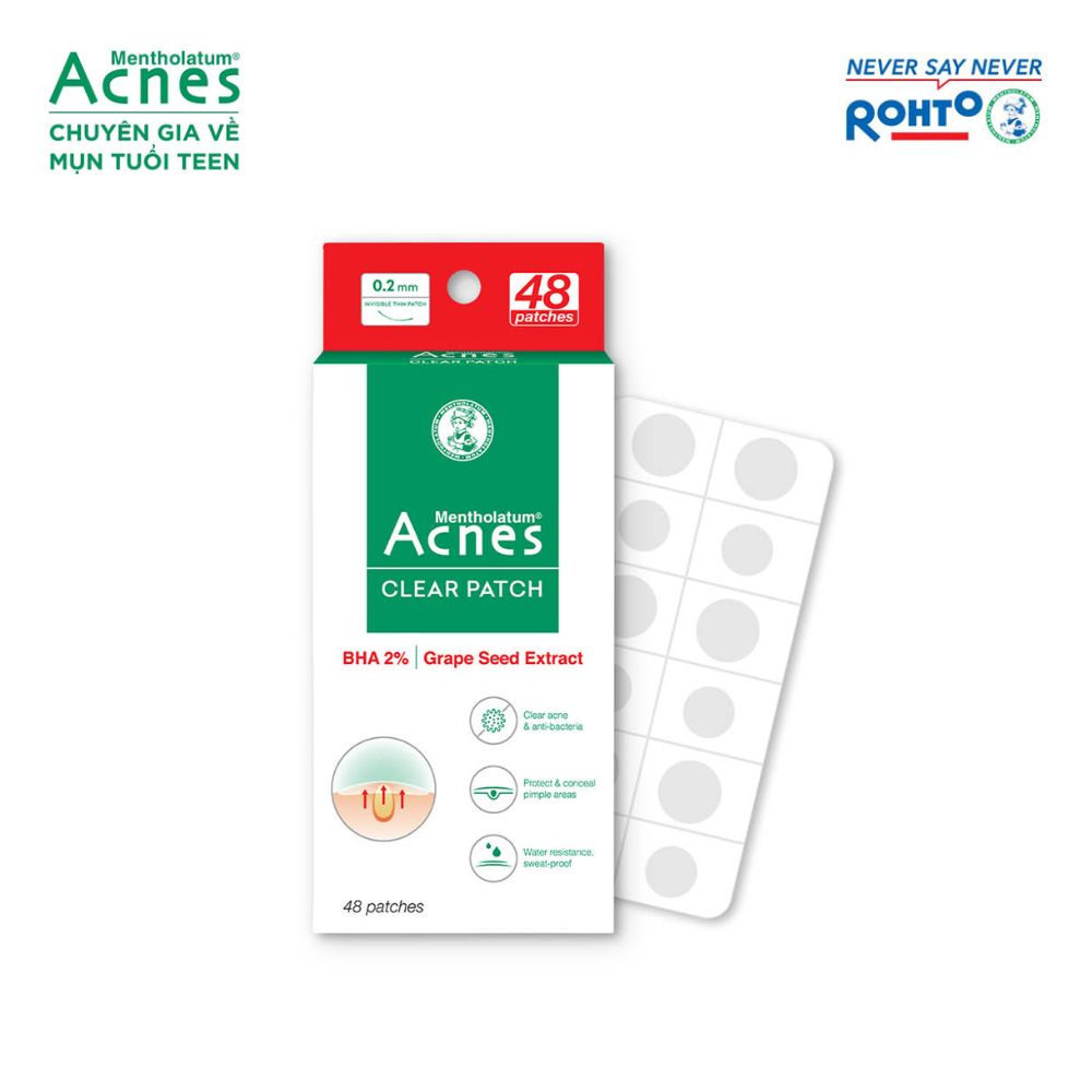 Miếng dán mụn Acnes Clear Patch (48 miếng)