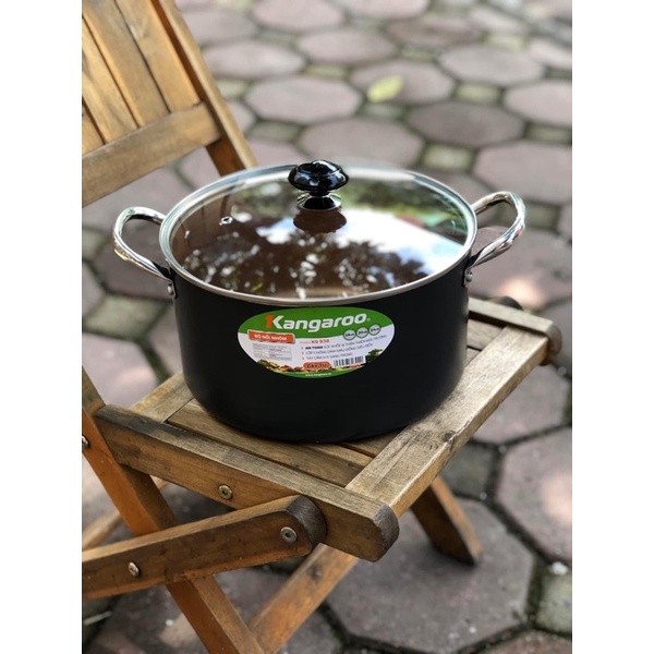 Bộ nồi hợp kim nhôm đáy từ Kangaroo
