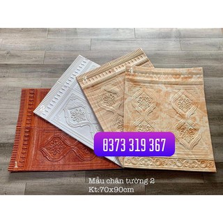 Combo 25 tấm xốp chân tường hoa văn khổ 70*90cm