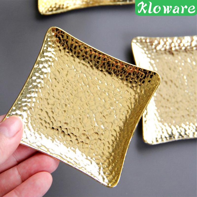 Đế lót ly bằng kim loại hình vuông 7.6cm chất lượng