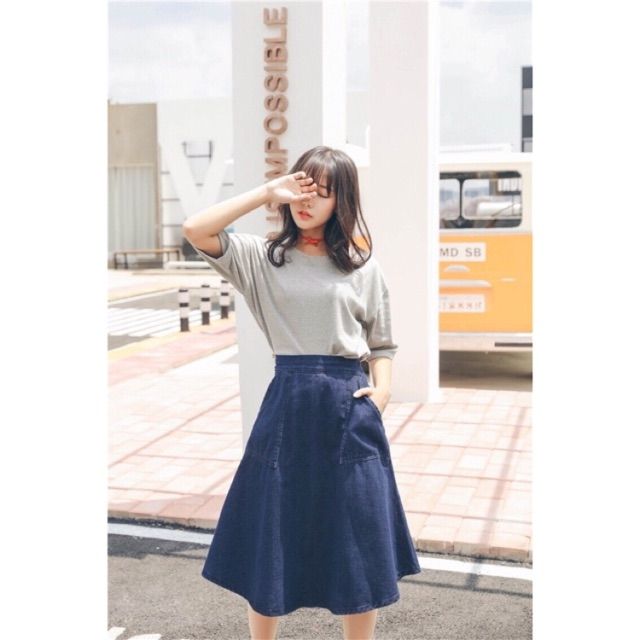 Chân váy chữ A jean bigsize( có sẵn đủ size) | BigBuy360 - bigbuy360.vn