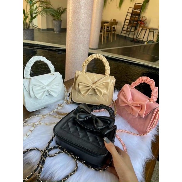 Túi đeo chéo, Túi xách nữ đính nơ