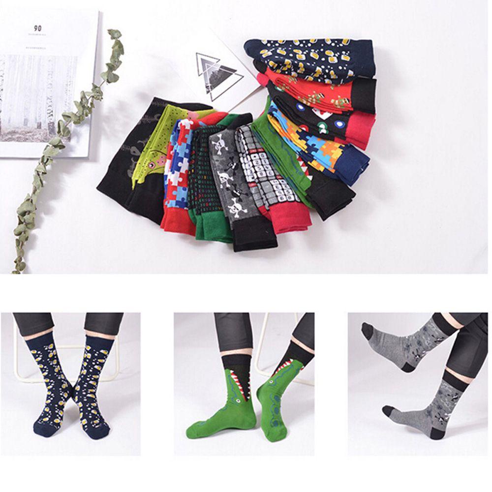 Tất Nam Giữ Ấm Mùa Đông In Họa Tiết Thời Trang