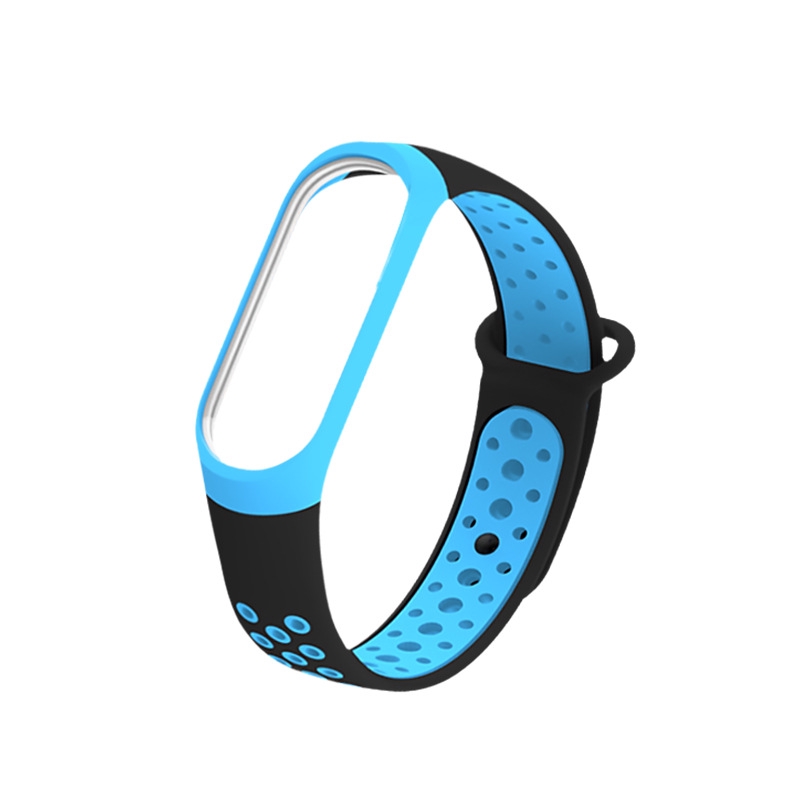 Dây Đeo Thay Thế Chất Liệu Silicon Màu Trơn Cho Mi Band 4/3wr