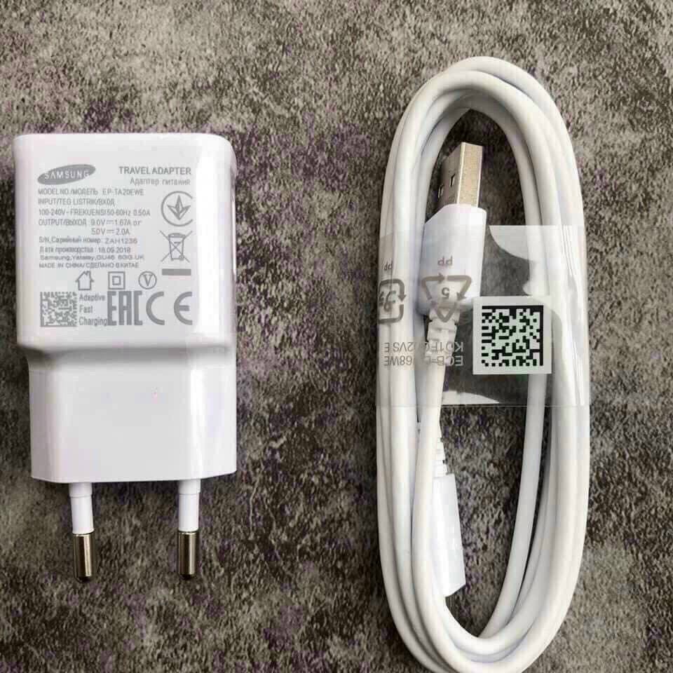 [Free Ship ] Sạc Nhanh Samsung 15W Chân Micro USB Zin Sạc Nhanh Quick Charge 2.0 Chính Hãng Samsung Bảo Hành 12 Tháng